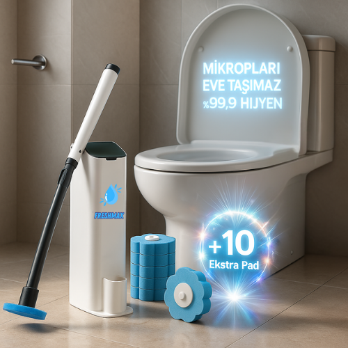 FRESHMAX Kullan At Başlıklı Hijyenik Tuvalet Fırçası