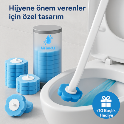 FRESHMAX Kullan At Başlıklı Hijyenik Tuvalet Fırçası